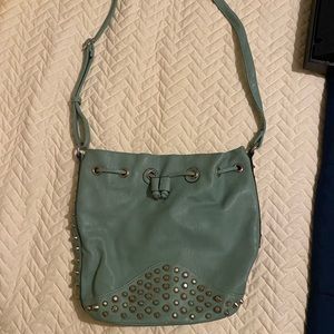 green purse